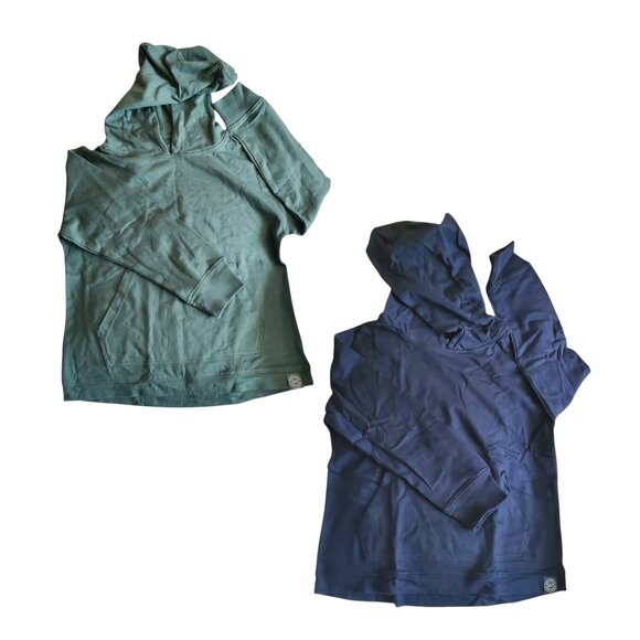 GAP Other - NEW Set of 2 Gap Boys Sweatshirts Pullover Hoodie Blue Green Size Small 6 - 7